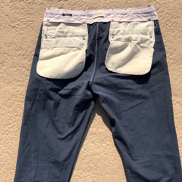 Scotch & Soda Warren Chinos Navy Blues flood cut - Picture 10 of 12